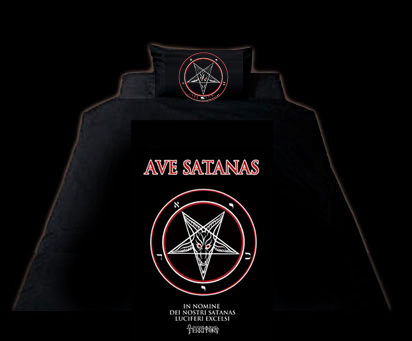 Bed Cover - Ave Satanas (glow)