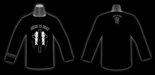 Jesus Is Dead (gray) ロングスリーブ Jesus Is Dead (gray) ロングスリーブ