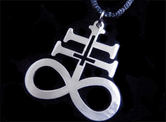 Satanic Cross Pendant Satanic Cross Pendant