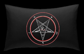 Pillow Case - Ave Satanas (glow)