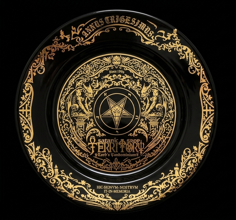 TERRITORY Ltd. Satanic Gold Plate